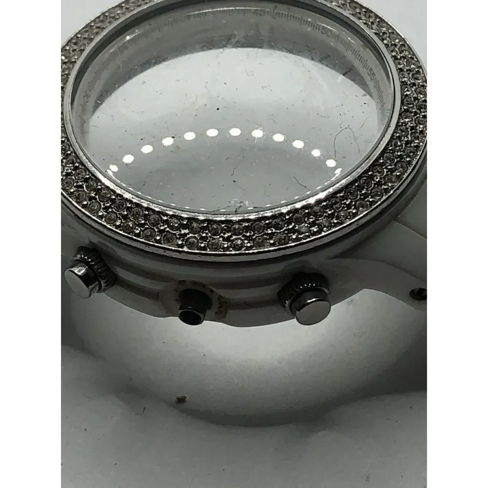 Michael Kors Watch Parts Case 40mm Partial Band White Ceramic Links 20mm GY359